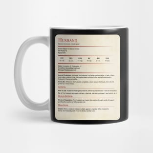 D&d Husband Statblock Mug